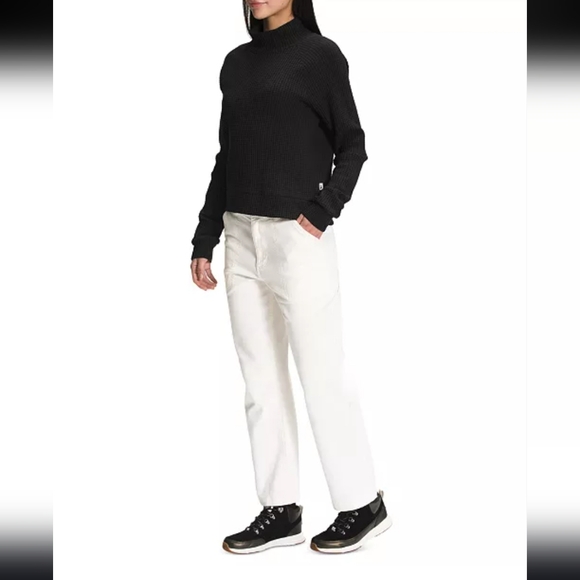 NWT The North Face Women's Mock Neck Cotton Chabot Top Sz M - Picture 5 of 9